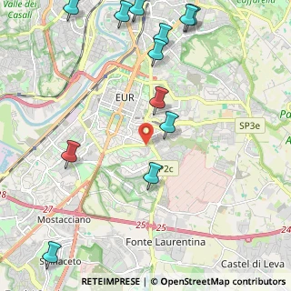 Mappa Via G. de Benedetti, 00144 Roma RM, Italia (2.96333)