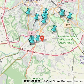 Mappa Via G. de Benedetti, 00144 Roma RM, Italia (4.48333)