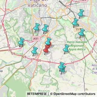 Mappa Via G. de Benedetti, 00144 Roma RM, Italia (4.2475)