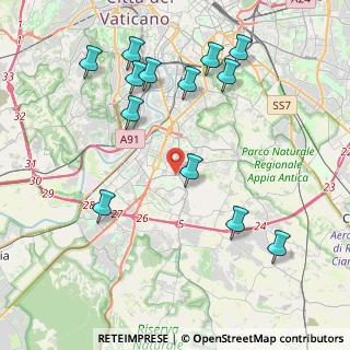Mappa Via G. de Benedetti, 00144 Roma RM, Italia (4.84385)