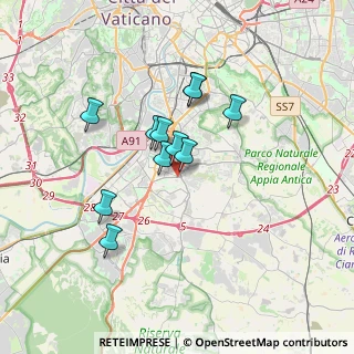Mappa Via G. de Benedetti, 00144 Roma RM, Italia (2.89455)