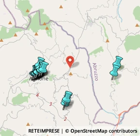 Mappa Via Cardarelli, 86080 Belmonte del Sannio IS, Italia (4.3805)