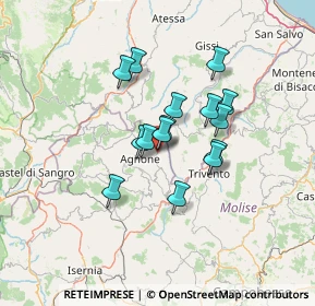 Mappa Via Cardarelli, 86080 Belmonte del Sannio IS, Italia (10.41133)