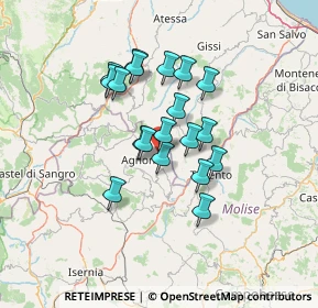 Mappa Via Cardarelli, 86080 Belmonte del Sannio IS, Italia (10.98053)