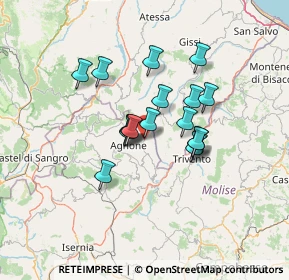 Mappa Via Cardarelli, 86080 Belmonte del Sannio IS, Italia (10.55278)