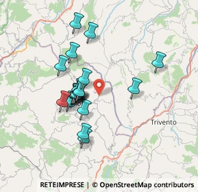 Mappa Via Cardarelli, 86080 Belmonte del Sannio IS, Italia (6.212)