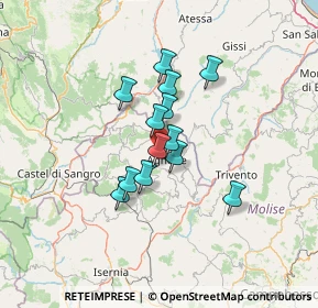Mappa Contrada S. Onofrio, 86081 Agnone IS, Italia (9.79538)