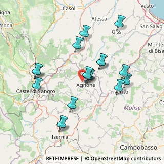 Mappa Contrada S. Onofrio, 86081 Agnone IS, Italia (14.69389)