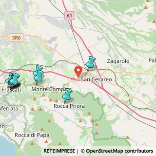 Mappa Via Maremmana, 00030 San Cesareo RM, Italia (6.40545)