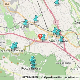 Mappa Via Maremmana, 00030 San Cesareo RM, Italia (2.57833)
