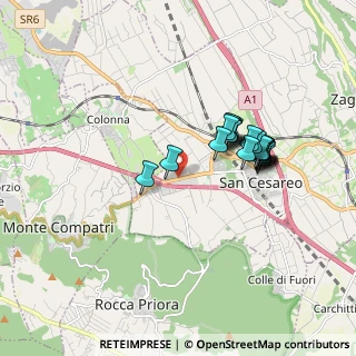 Mappa Via Maremmana, 00030 San Cesareo RM, Italia (1.601)