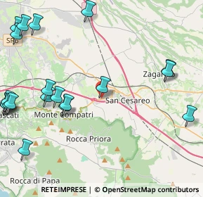 Mappa Via Maremmana, 00030 San Cesareo RM, Italia (6.252)