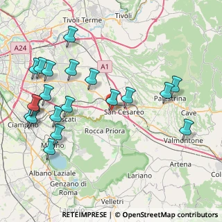 Mappa Via Maremmana, 00030 San Cesareo RM, Italia (10.305)