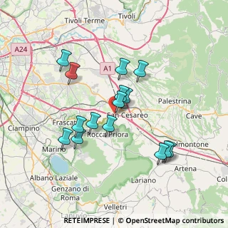 Mappa Via Maremmana, 00030 San Cesareo RM, Italia (6.824)