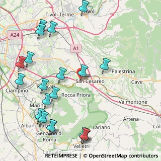 Mappa Via Maremmana, 00030 San Cesareo RM, Italia (11.656)