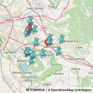 Mappa Via Maremmana, 00030 San Cesareo RM, Italia (7.05313)