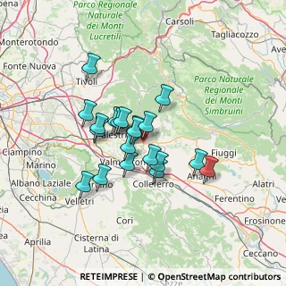 Mappa 00030 Genazzano RM, Italia (10.921)