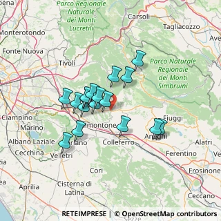 Mappa 00030 Genazzano RM, Italia (11.23176)