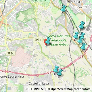 Mappa Via della Tenuta di San Cesareo, 00178 Roma RM, Italia (3.21818)
