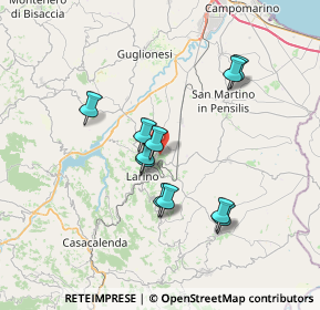 Mappa Contrada Carpineto, 86035 Larino CB, Italia (6.36727)