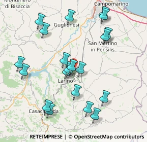 Mappa Contrada Carpineto, 86035 Larino CB, Italia (8.7725)