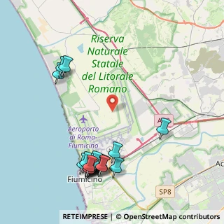 Mappa Via Mizar, 00054 Fiumicino RM, Italia (5.392)