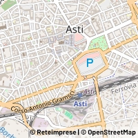 Karte Asti