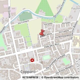 Mappa Via mameli g. 12, 44034 Copparo, Ferrara (Emilia Romagna)