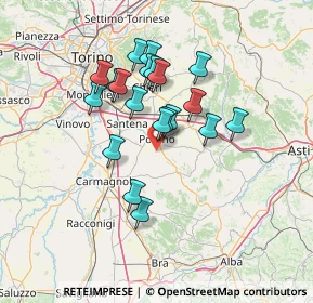 Mappa Strada Provinciale, 10046 Poirino TO, Italia (11.483)