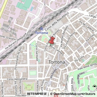 Mappa Corso Leoniero, 48, 15057 Tortona, Alessandria (Piemonte)