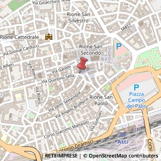 Mappa Piazza Statuto, 1, 14100 Asti, Asti (Piemonte)