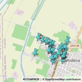 Mappa Via Ponte Catena, 41016 Novi di Modena MO, Italia (0.51154)