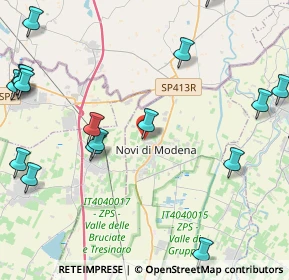 Mappa Via Ponte Catena, 41016 Novi di Modena MO, Italia (6.2025)