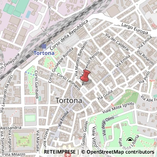 Mappa Piazza Duomo, 4, 15057 Tortona, Alessandria (Piemonte)