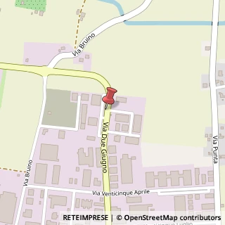 Mappa Via 2 Giugno, 107, 41037 Mirandola, Modena (Emilia Romagna)
