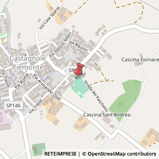 Mappa Via Cervano, 85, 10060 Castagnole Piemonte, Torino (Piemonte)