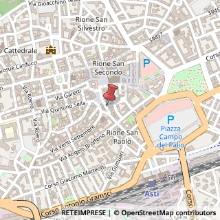 Mappa Via C. Benso di Cavour, 48, 14100 Asti, Asti (Piemonte)