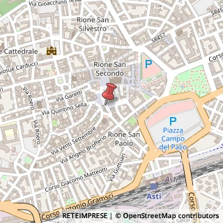 Mappa Via C. Benso di Cavour, 31, 14100 Asti, Asti (Piemonte)