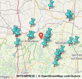 Mappa 41033 Novi di Modena MO, Italia (8.356)