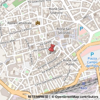 Mappa Via Giuseppe Maria Bonzanigo, 34, 14100 Asti, Asti (Piemonte)