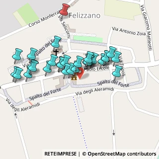Mappa Via Paolo Ercole, 15023 Felizzano AL, Italia (0.10345)