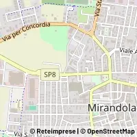 Hartă Mirandola