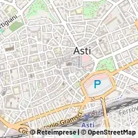 Kaart Asti