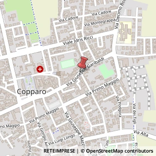 Mappa Via garibaldi giuseppe 38, 44034 Copparo, Ferrara (Emilia Romagna)