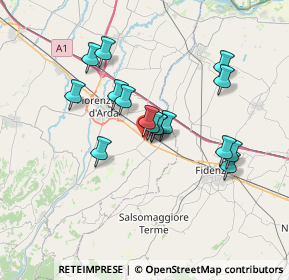 Mappa Strada dell' Agola, 29010 Alseno PC, Italia (5.82063)