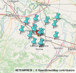 Mappa Strada dell' Agola, 29010 Alseno PC, Italia (9.79)