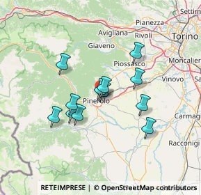 Mappa Via Carlo Cattaneo, 10064 Pinerolo TO, Italia (10.80333)