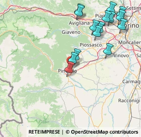 Mappa Via Carlo Cattaneo, 10064 Pinerolo TO, Italia (18.68067)