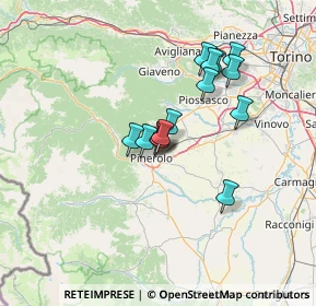 Mappa Via Carlo Cattaneo, 10064 Pinerolo TO, Italia (10.80786)