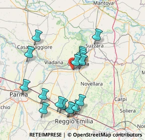 Mappa Via Fattori, 42044 Gualtieri RE, Italia (15.07529)
